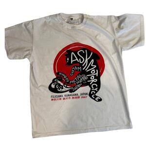 MINT Ask Motorcycle Japan "GASTANK.CO" Custom Shop Tee - Size XL